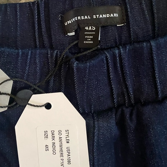Universal Standard Go Anywhere Pants Dark Indigo Jeggings Jeans Leggings 4XS NEW - Picture 7 of 10